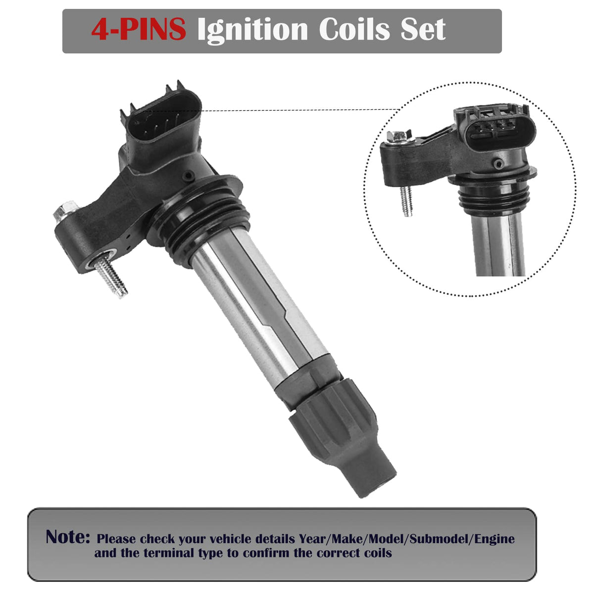 LCWRGS coils installed on a V6 engine restoring smooth performance