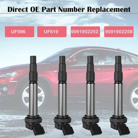 LCWRGS ignition coils installed under hood demonstrating improved drivability