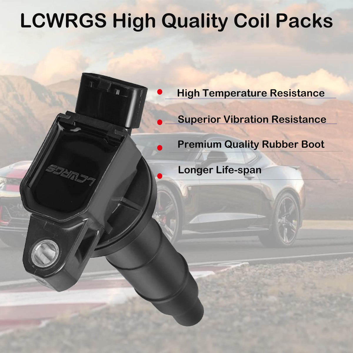 LCWRGS connector and pin closeup highlighting secure electrical contact benefit