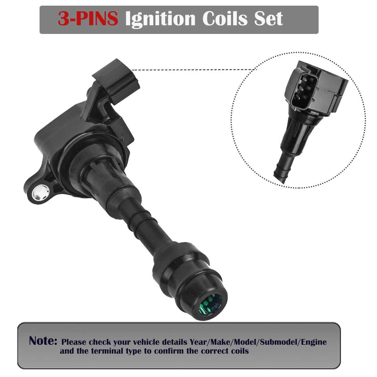 LCWRGS coil electrical connector close-up showing secure plug fit and reliable connection benefit