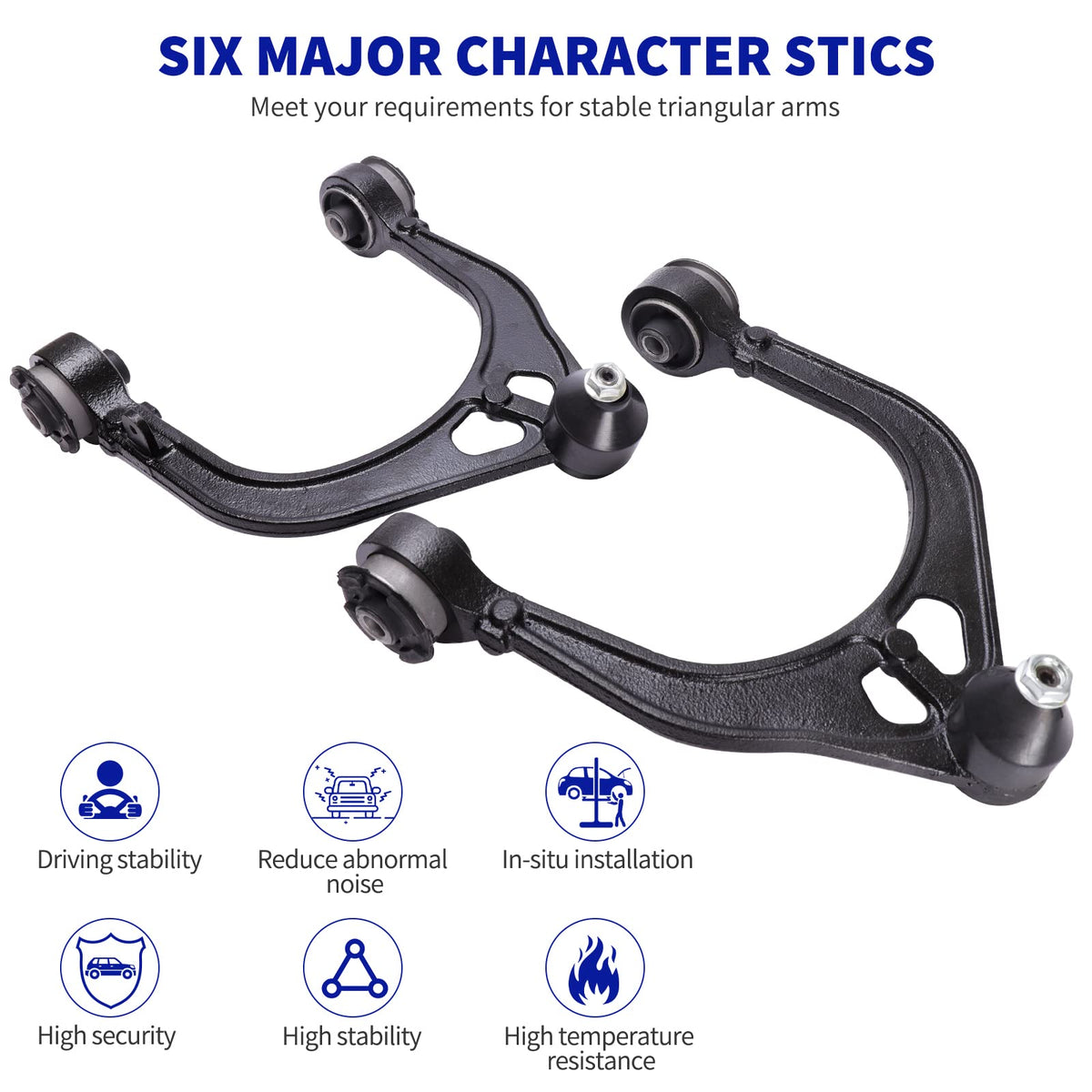 LCWRGS control arm close-up welds and tubing, highlights durable construction