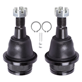 LCWRGS front lower ball joints package front view showing parts and fitment benefit