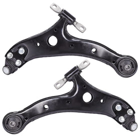 LCWRGS front lower control arms packaged kit showing both sides and benefits