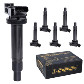 LCWRGS front view of 6PCS coil pack showing complete kit and fitment benefit