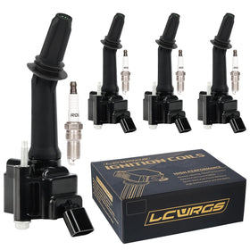 LCWRGS front packaging showing coil packs and spark plugs, clear contents and fitment benefit