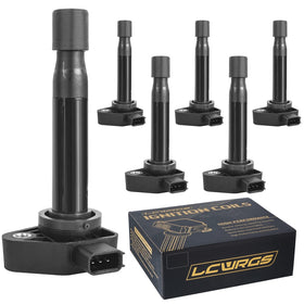 LCWRGS front view of six ignition coils showing complete pack and fitment benefit