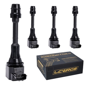 LCWRGS front view of four ignition coils showing fitment and packaging benefit