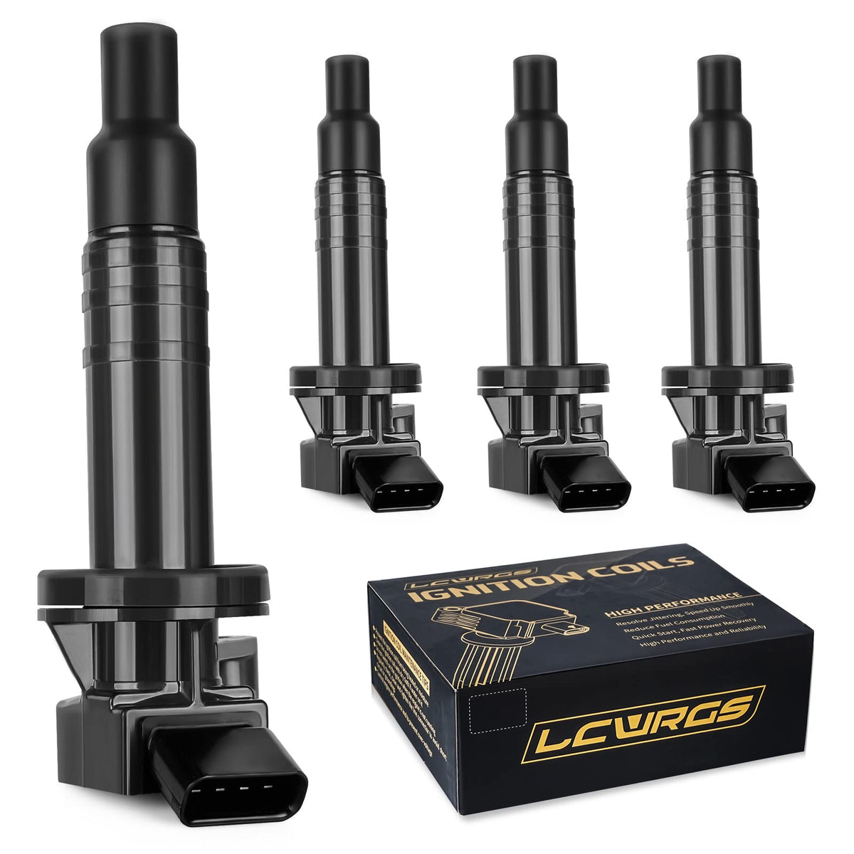 LCWRGS front view of coil pack set showing fit and quick replacement benefit