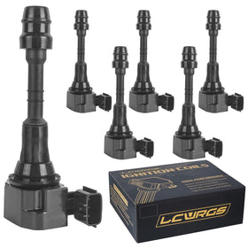 LCWRGS front packaging showing six coil packs and brand, ensures full-bank replacement benefit