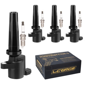 LCWRGS front packaging showing full coil and plug kit and easy identification benefits