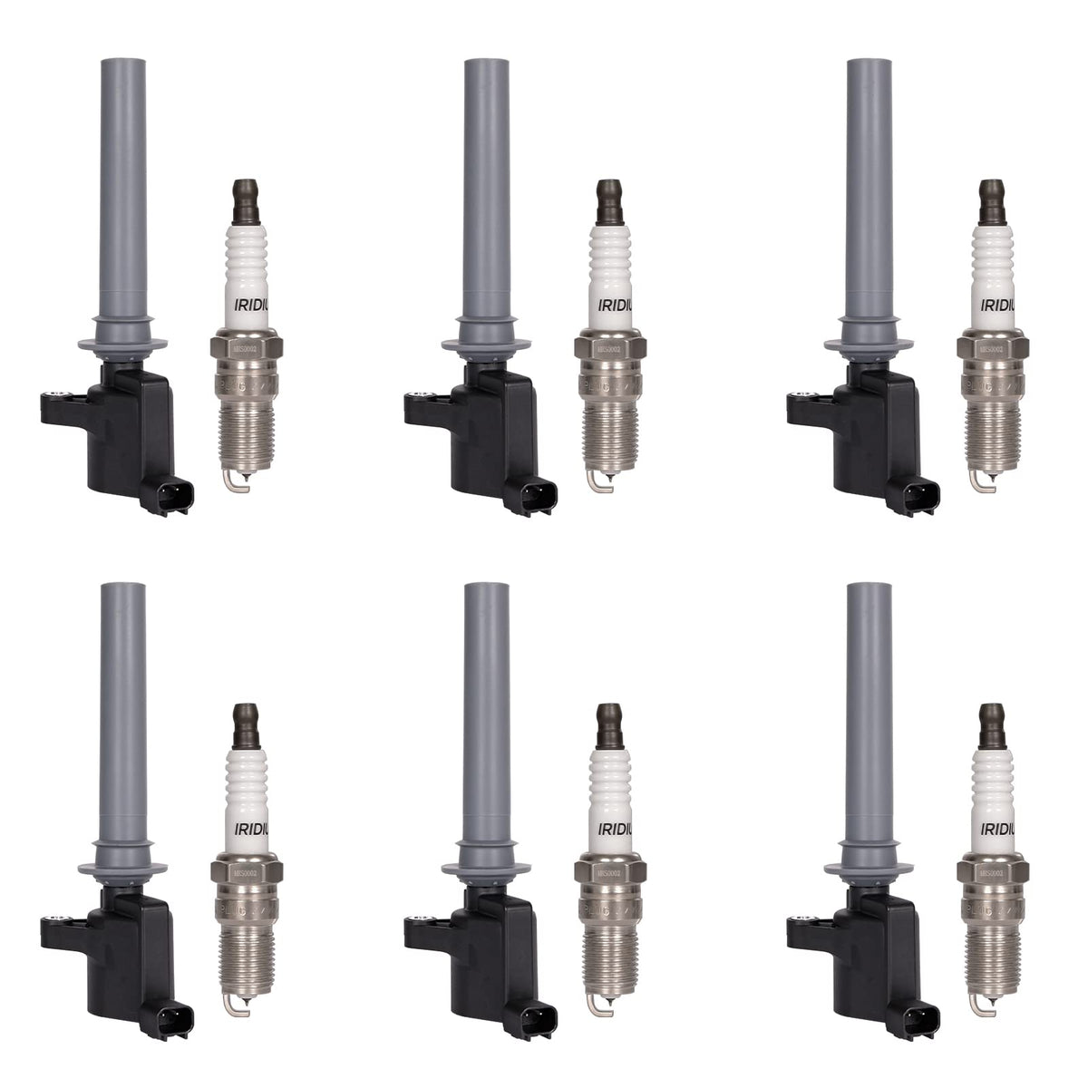 LCWRGS front packaging showing six coil packs and plugs, reassuring direct-fit replacement