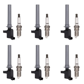 LCWRGS front packaging showing six coil packs and plugs, reassuring direct-fit replacement