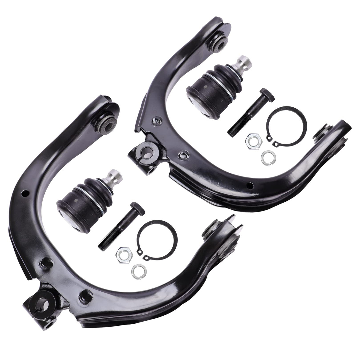 LCWRGS packaged control arms and ball joints showing complete kit benefit