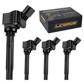 LCWRGS front view coil pack set showing four coils and direct-fit benefit