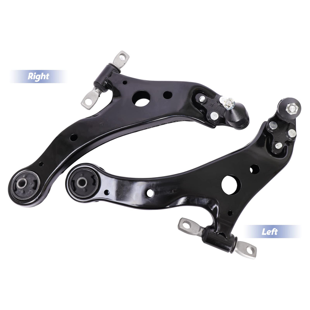 LCWRGS control arms during garage installation illustrating easy replacement benefit