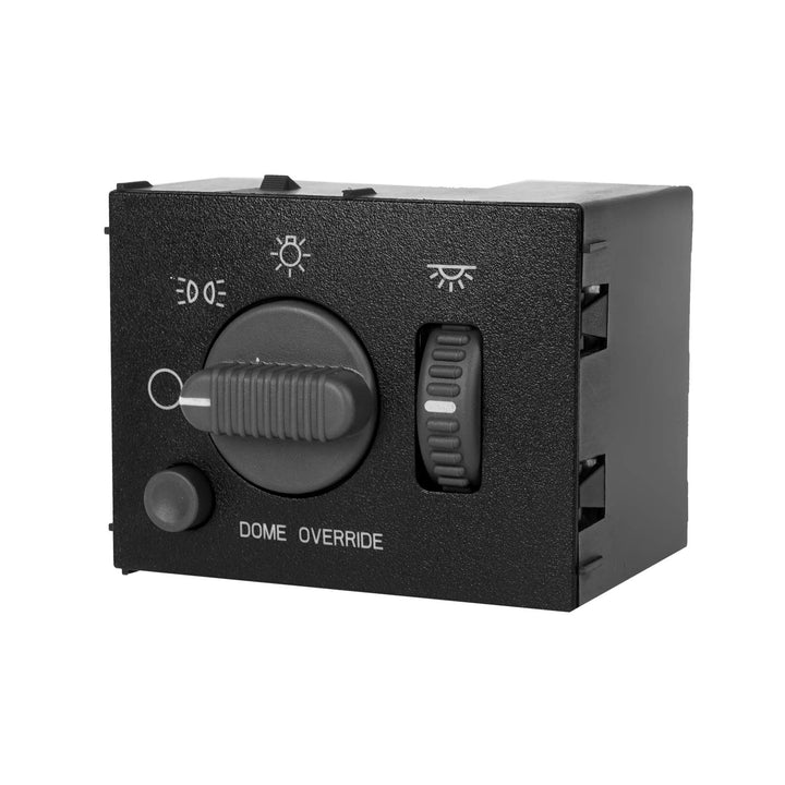LCWRGS front view of headlight switch showing knob and indicators for quick identification