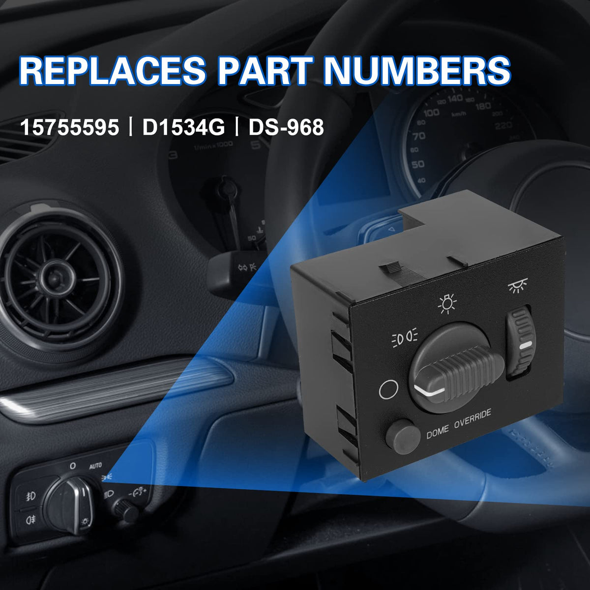 LCWRGS side profile of switch highlighting compact design and mounting tabs for easy fit