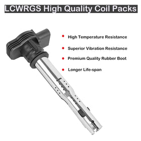 Close-up of LCWRGS coil copper windings and epoxy for durable conductivity