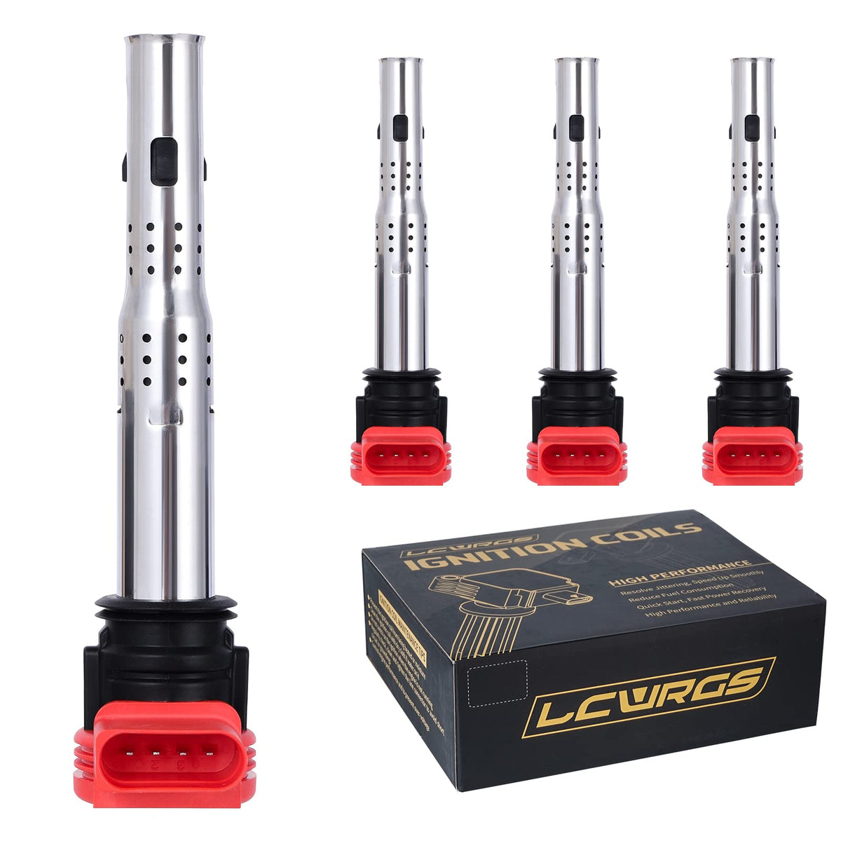 LCWRGS ignition coil front view showing fitment and reliable performance