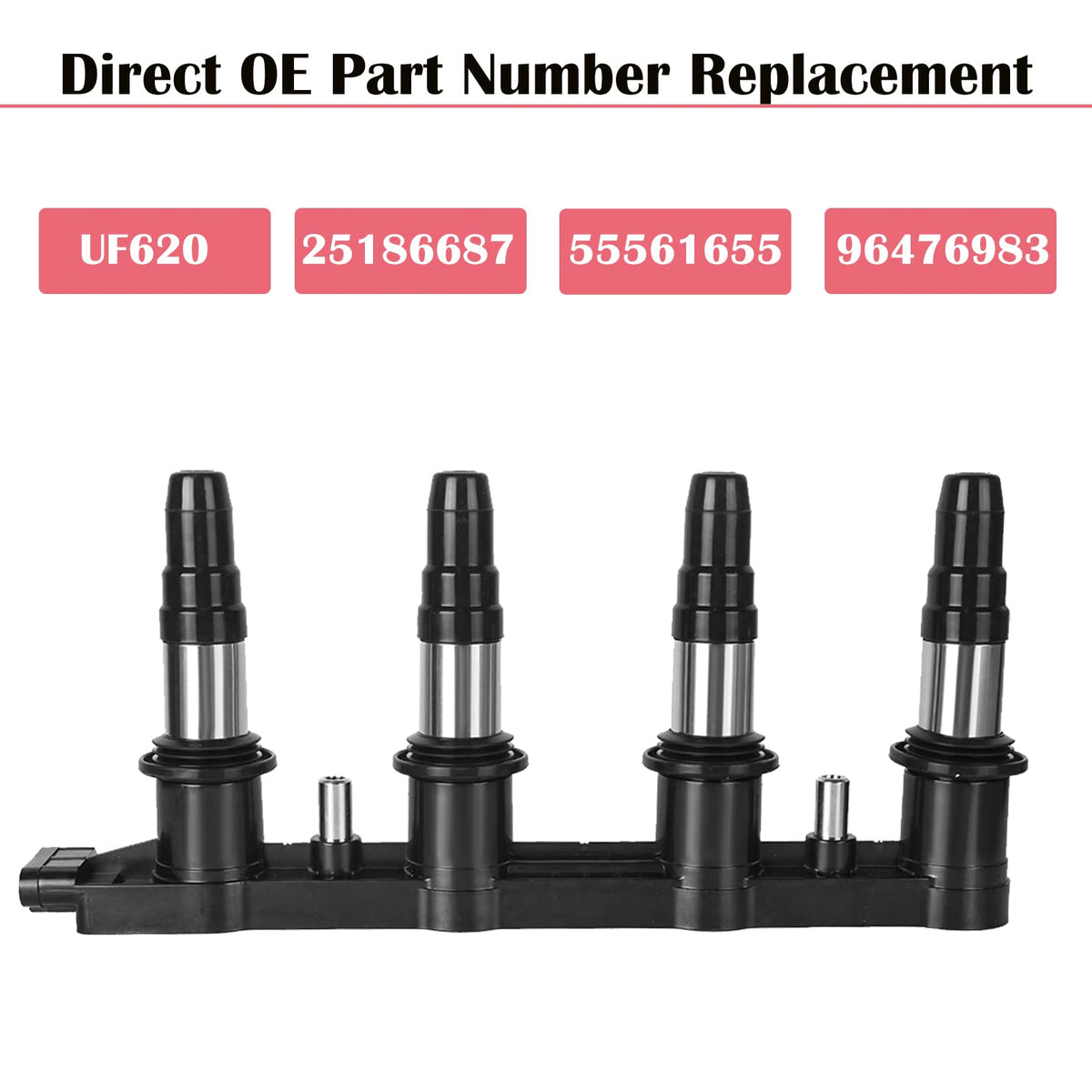 LCWRGS ignition coil next to coin for scale showing compact size and fit