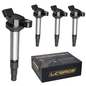 LCWRGS front view of four ignition coils showing fit and finish benefit