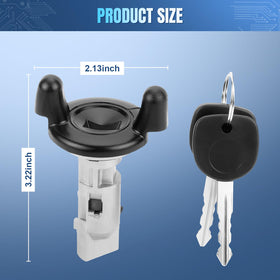 LCWRGS ignition next to ruler showing size and scale for accurate installation