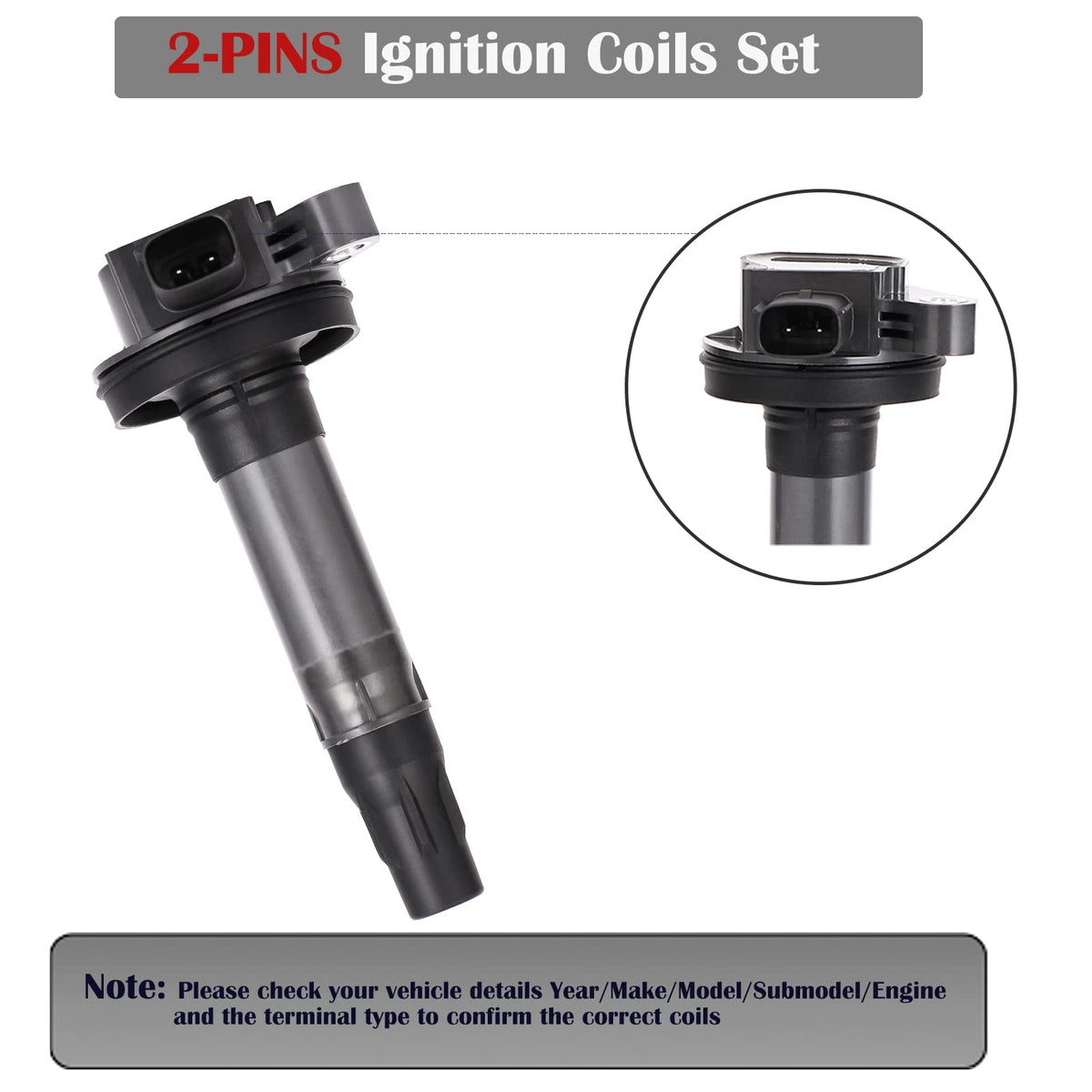 LCWRGS coil installed on V6 engine demonstrating easy direct-fit replacement