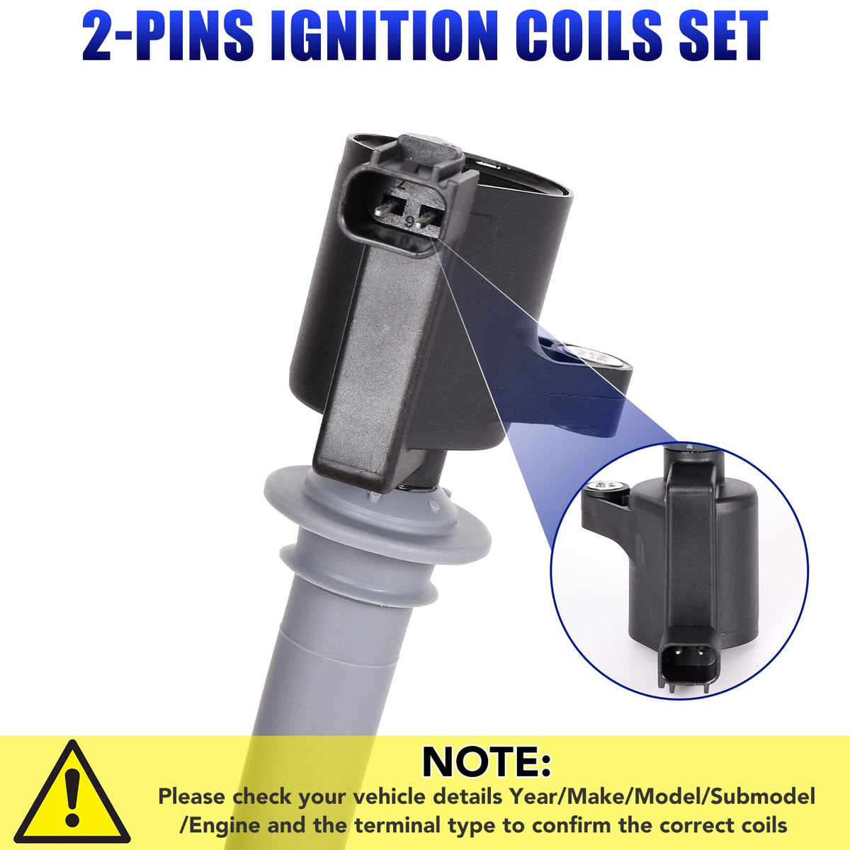 LCWRGS coils installed on a 3.0L V6 engine, demonstrating easy fit and secure connections