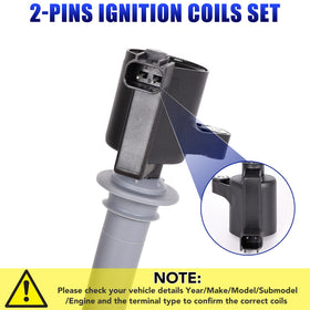 LCWRGS coils installed on a 3.0L V6 engine, demonstrating easy fit and secure connections
