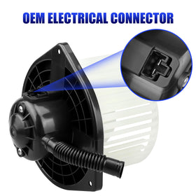 LCWRGS blower motor installed under dash illustrating restored HVAC performance