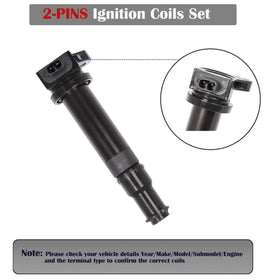 LCWRGS coils installed on Hyundai Accent engine demonstrating direct-fit ease