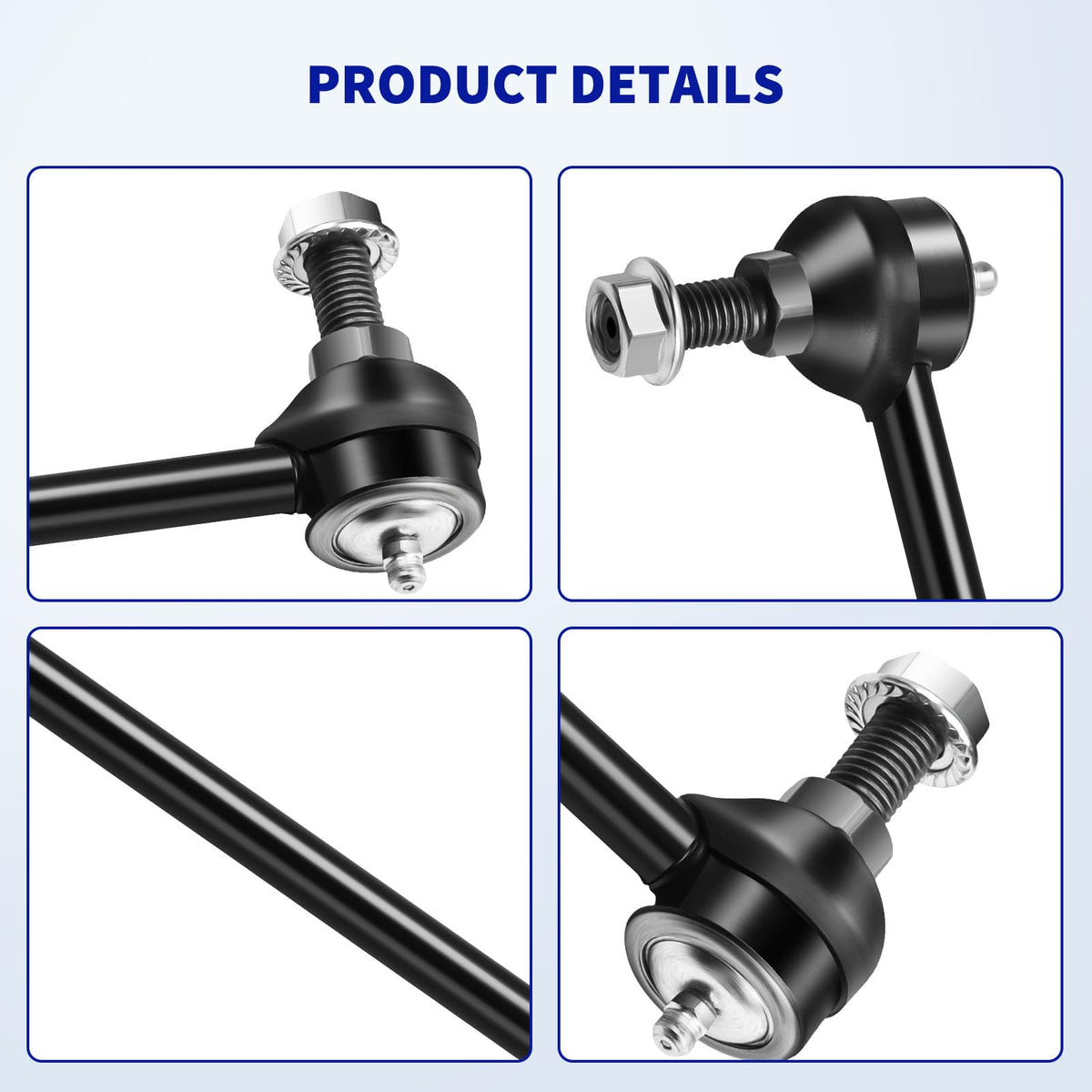 LCWRGS metal bearing and rubber preload close-up reducing play