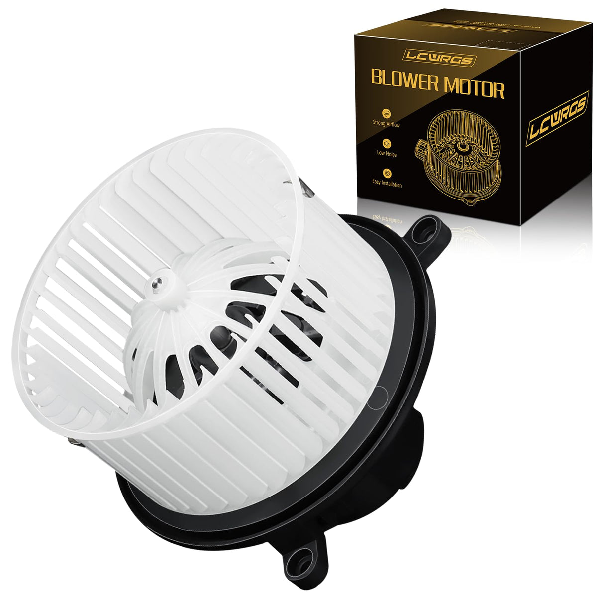 LCWRGS rear AC blower front view showing mounting and fit for quick replacement