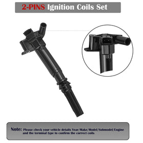 LCWRGS full set of eight ignition coils laid out to show complete bank replacement benefit