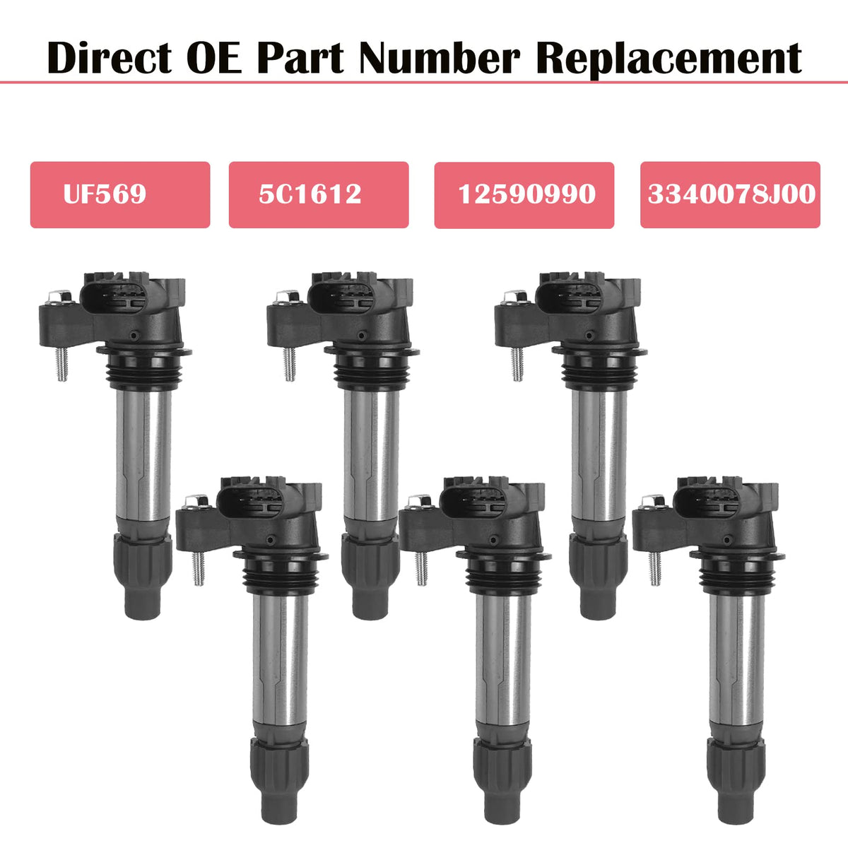LCWRGS single ignition coil side profile demonstrating robust housing for durability