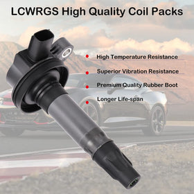 LCWRGS ignition coil close-up showing durable epoxy and reliable conductivity