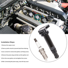 LCWRGS spark plug beside coin showing compact size and accurate replacement