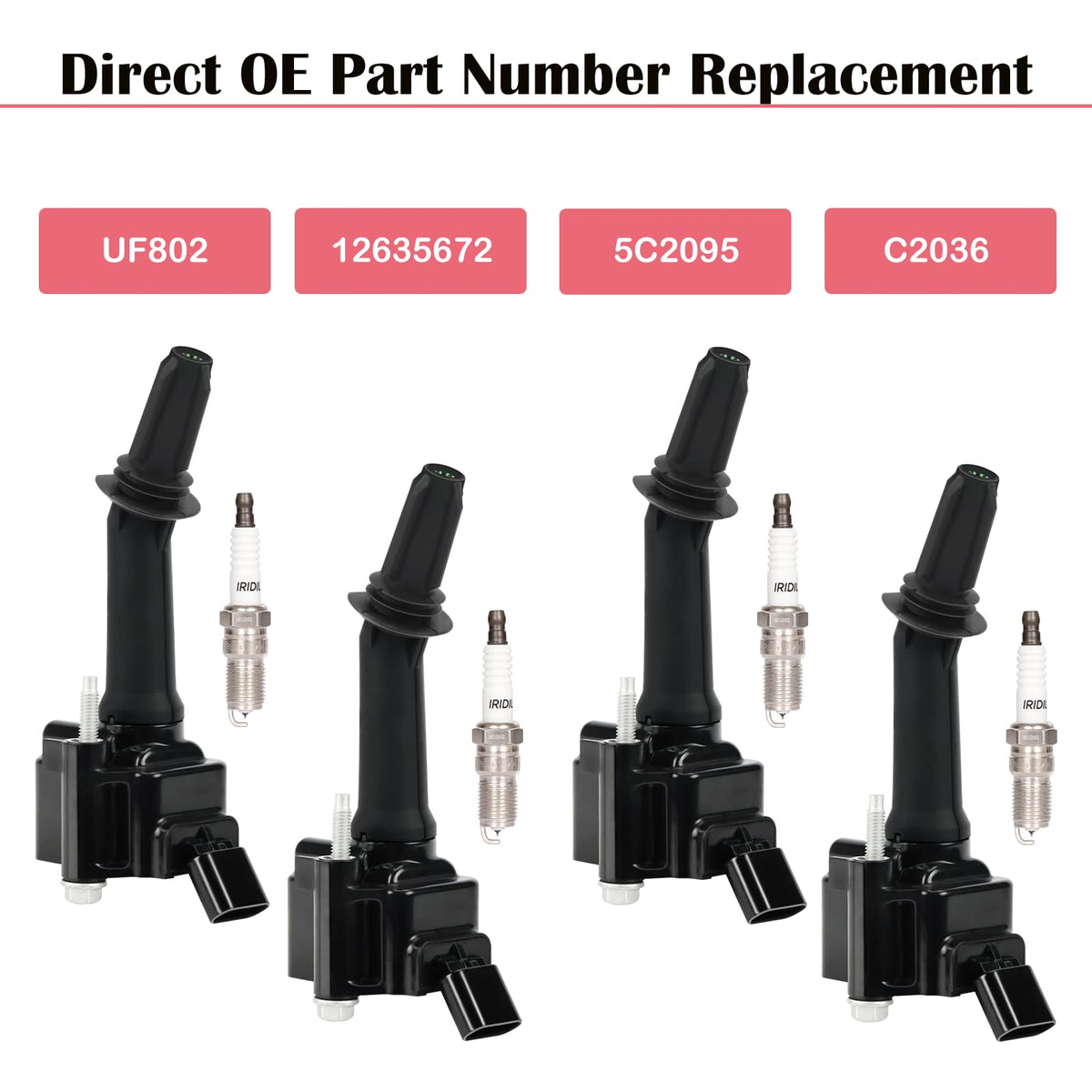 LCWRGS spark plug close-up of electrode, highlights reliable spark and durability