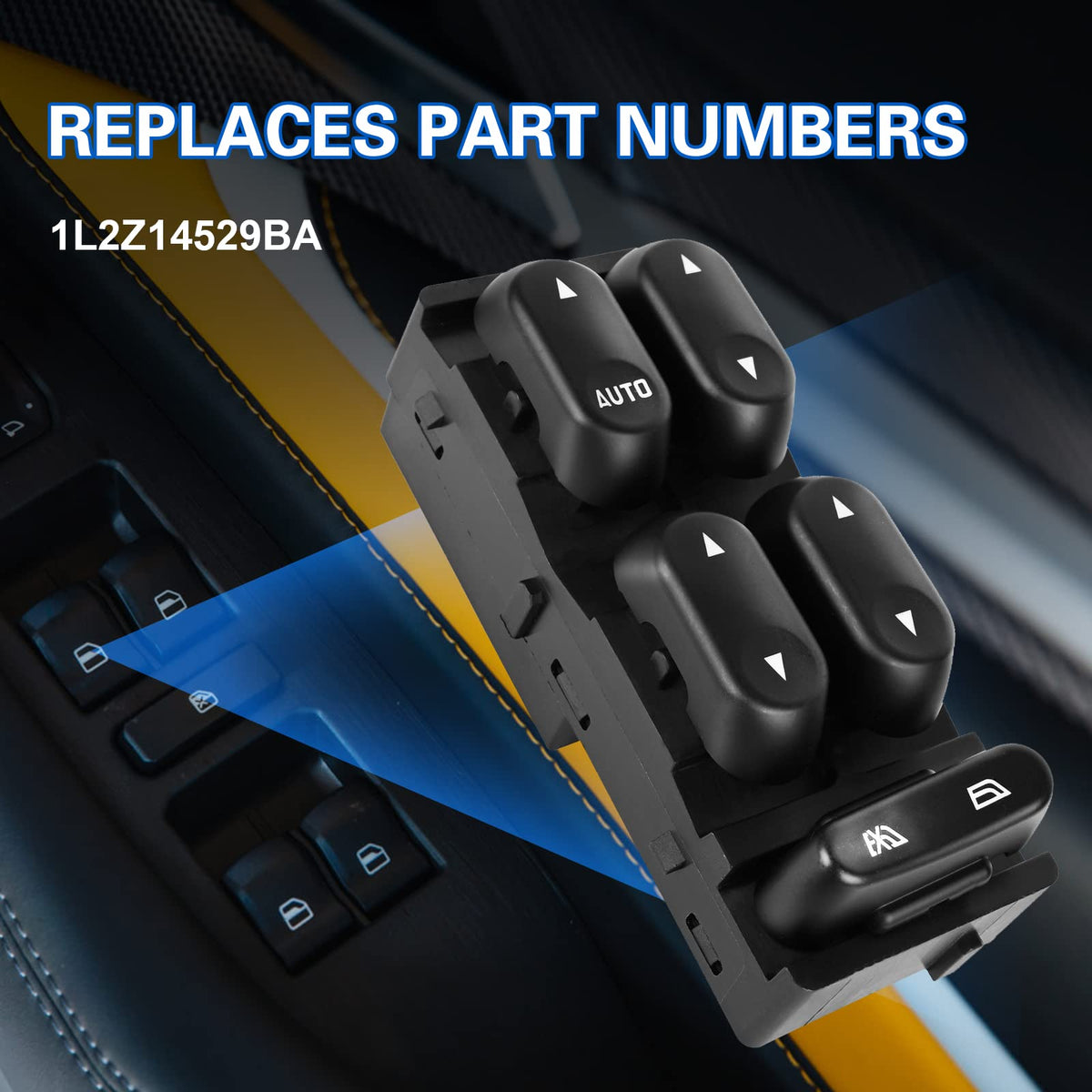 LCWRGS rear connector close-up showing plug-and-play wiring compatibility
