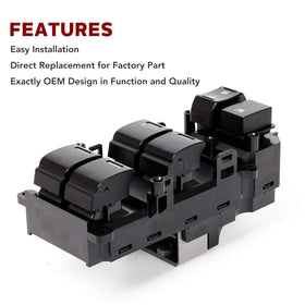 LCWRGS installed in Accord door panel illustrating exact OEM-style integration