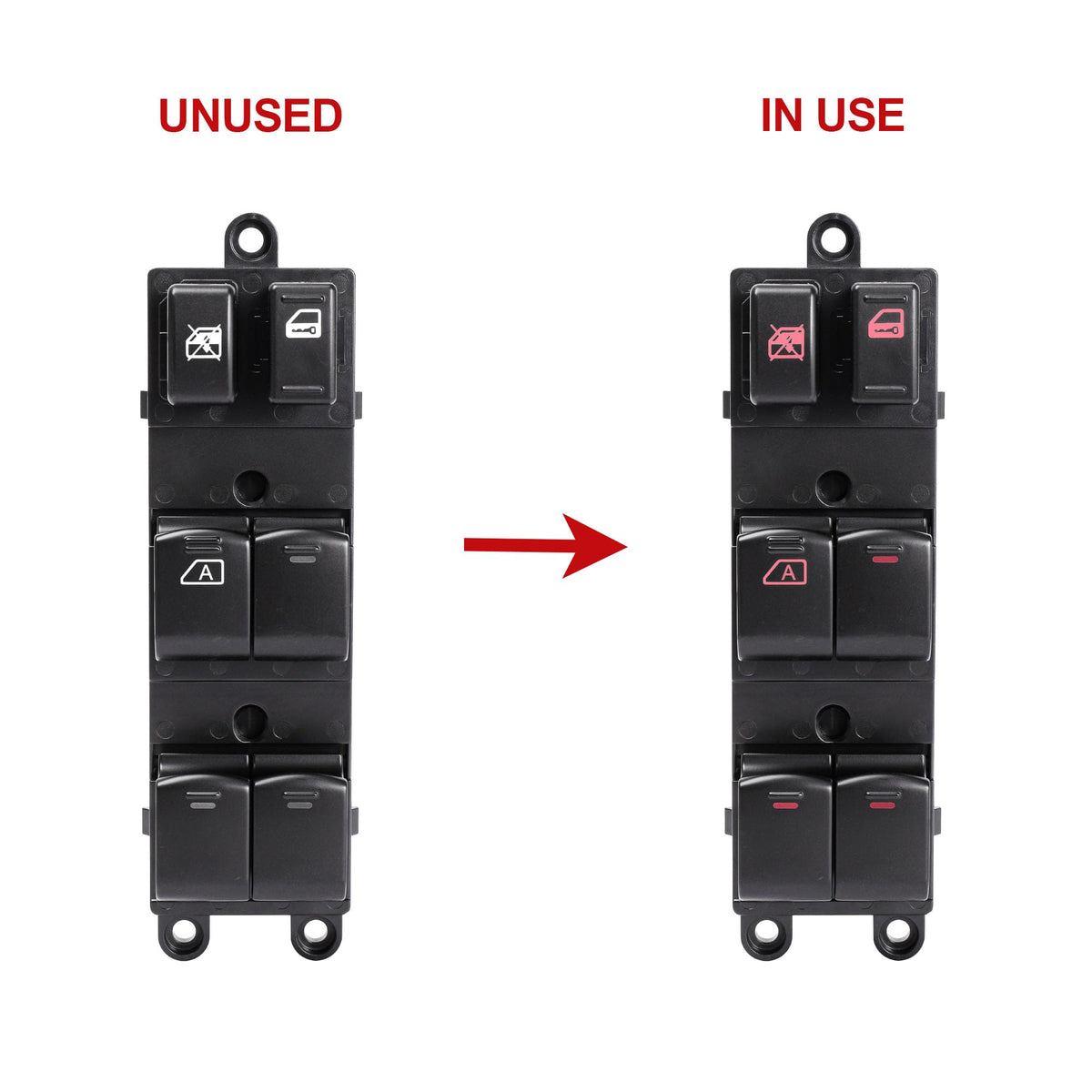 LCWRGS packaged switch with contents ensuring you receive a complete unit