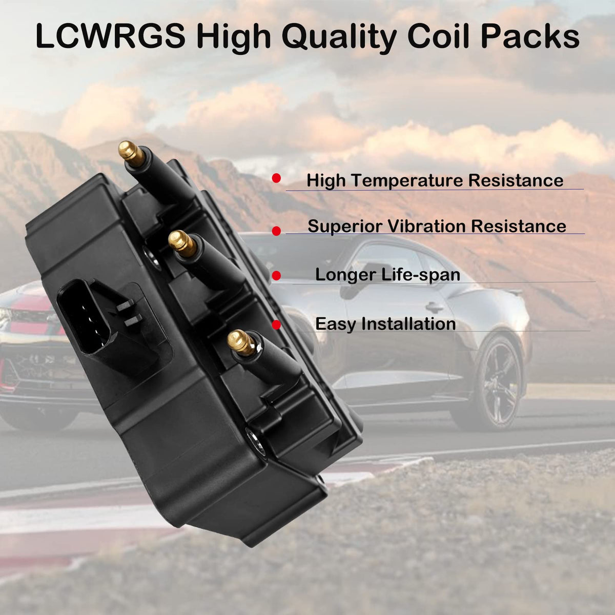 LCWRGS UF305 electrical connector close-up depicting secure plug connection benefit