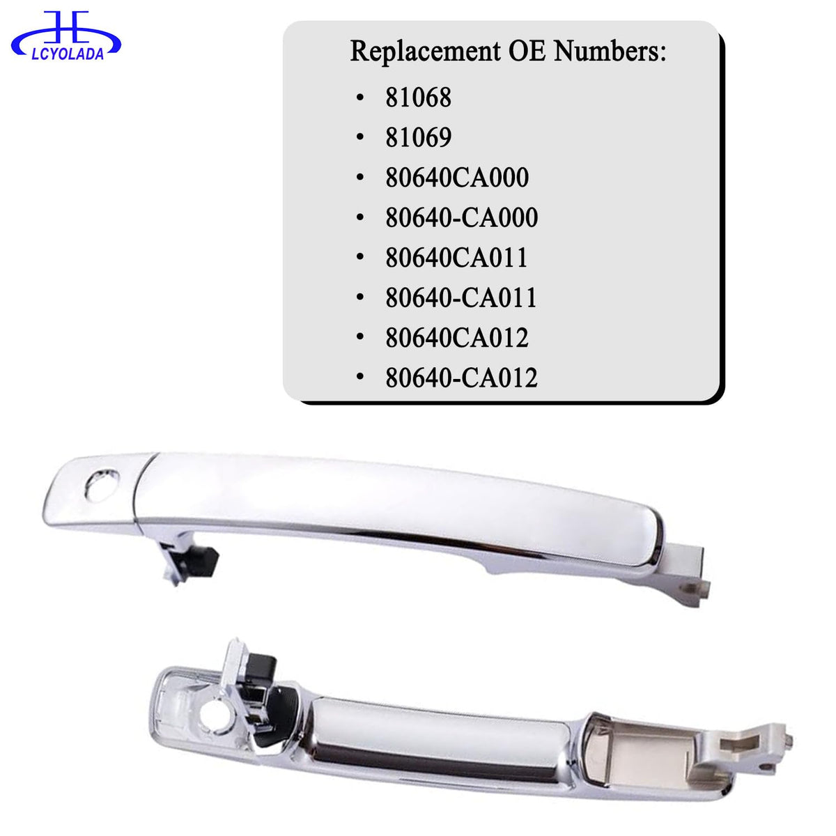 Lcyolada chrome finish close-up highlighting corrosion resistance benefit