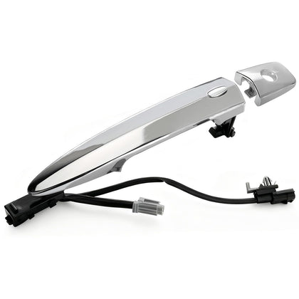 Lcyolada chrome front handle front view showing clean OEM-style finish and improved curb appeal