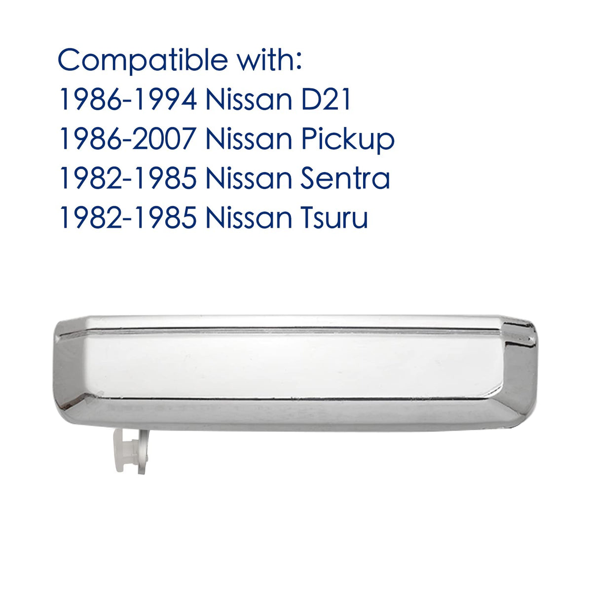 Lcyolada chrome handle rear view showing mounting points and durability
