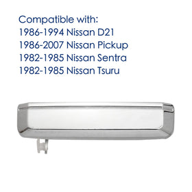 Lcyolada chrome handle rear view showing mounting points and durability