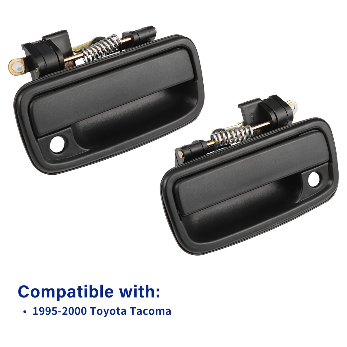 Lcyolada handle close-up showing durable hard-plastic texture and smooth finish