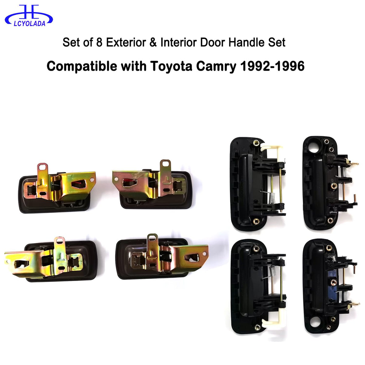 Lcyolada exterior handle close-up highlighting durable finish and accurate fit
