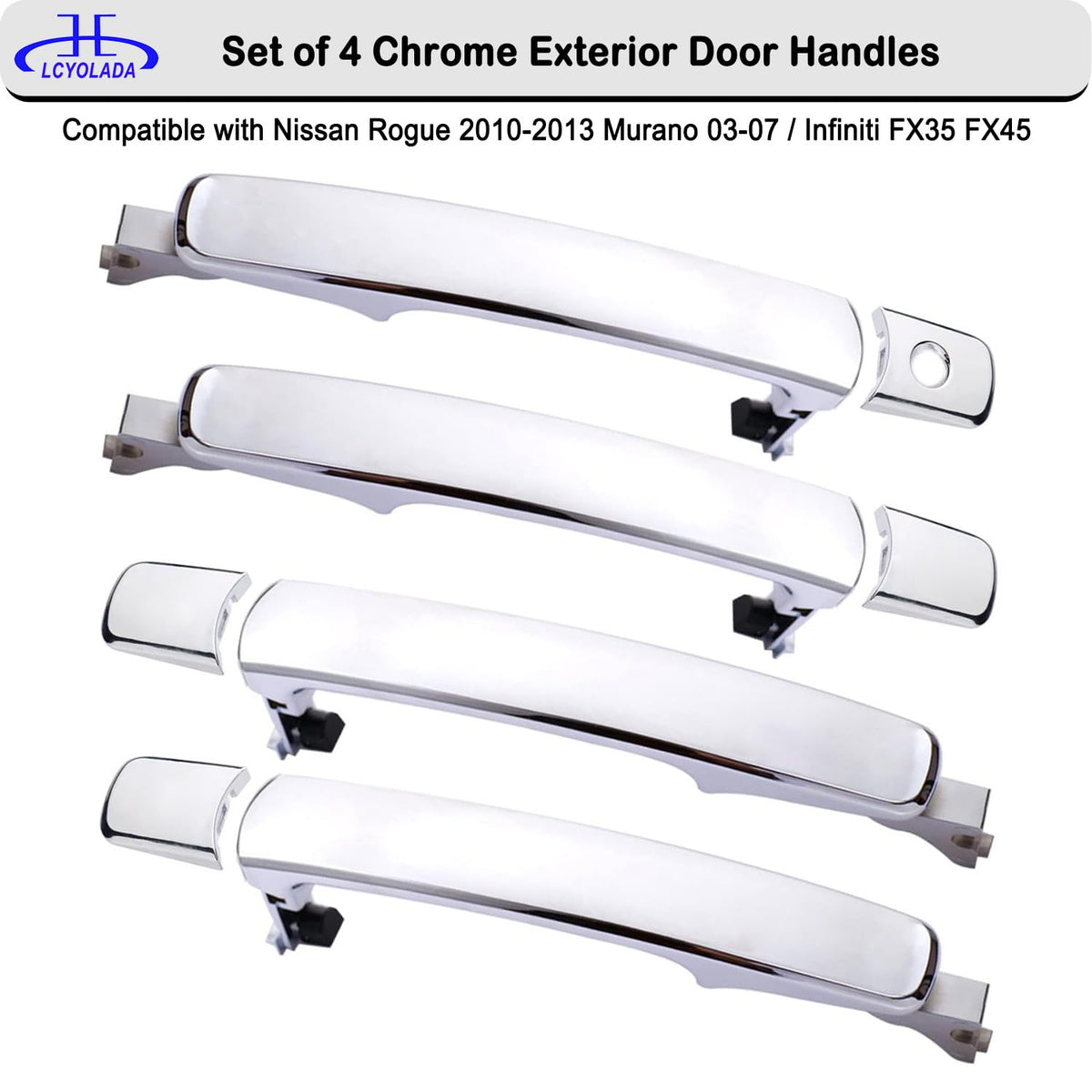 Lcyolada front driver handle displayed for reliable replacement benefit