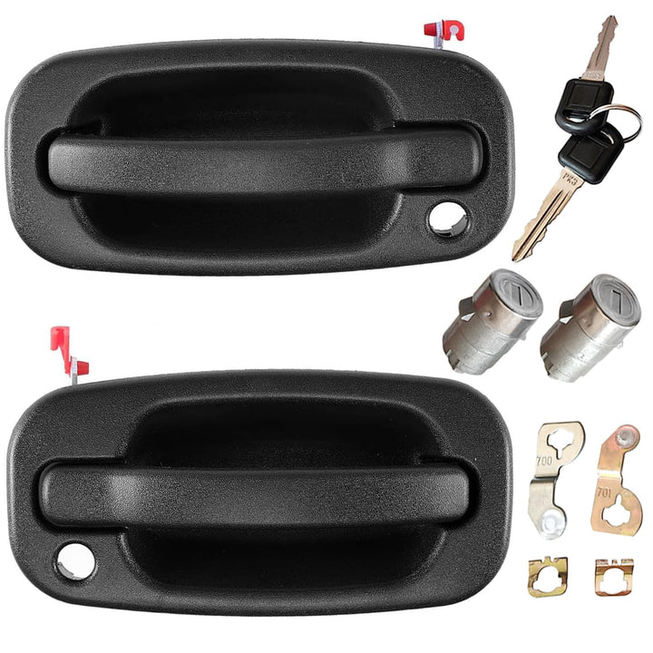 Lcyolada driver side front handle close-up, durable replacement restoring operation